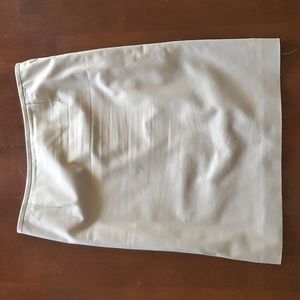 Beige Tahari 6 Petite Skirt